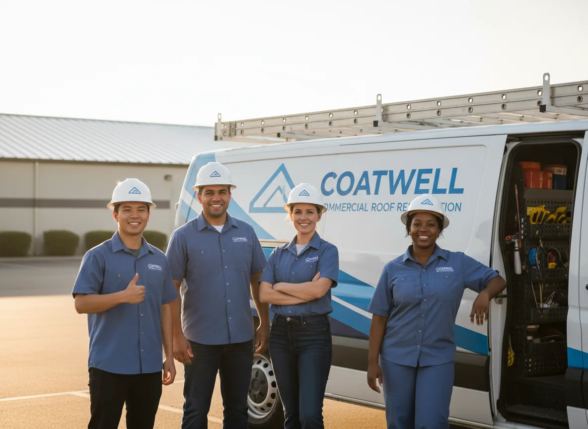 Commercial roof coating company in Ingleside, IL